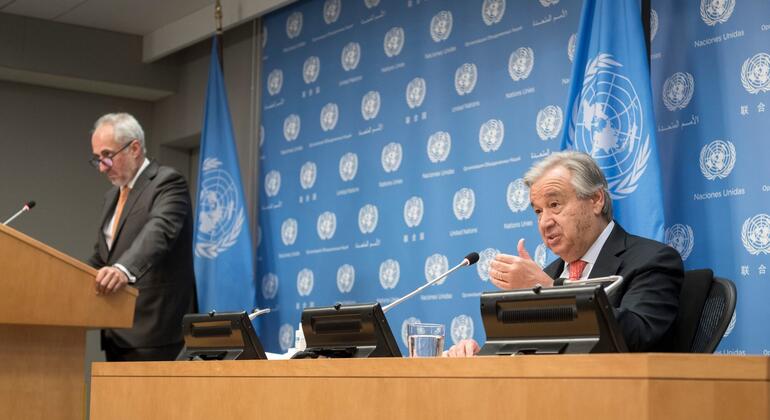 Choose peace over chaos, Guterres urges as he sets out final-year priorities